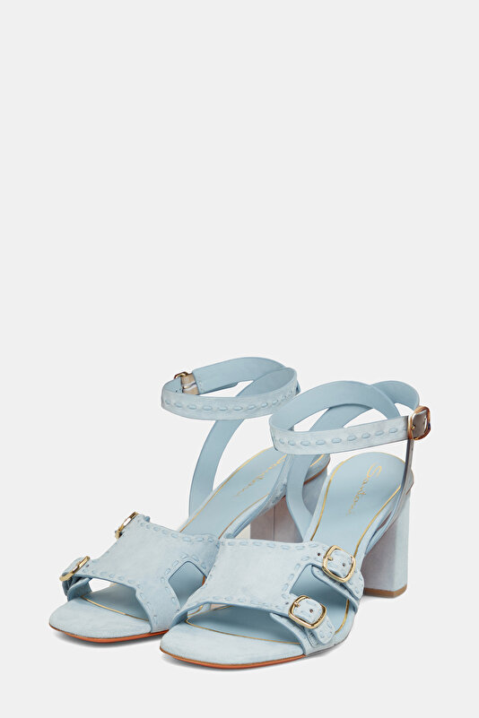 BLUE LEATHER SHOE 2